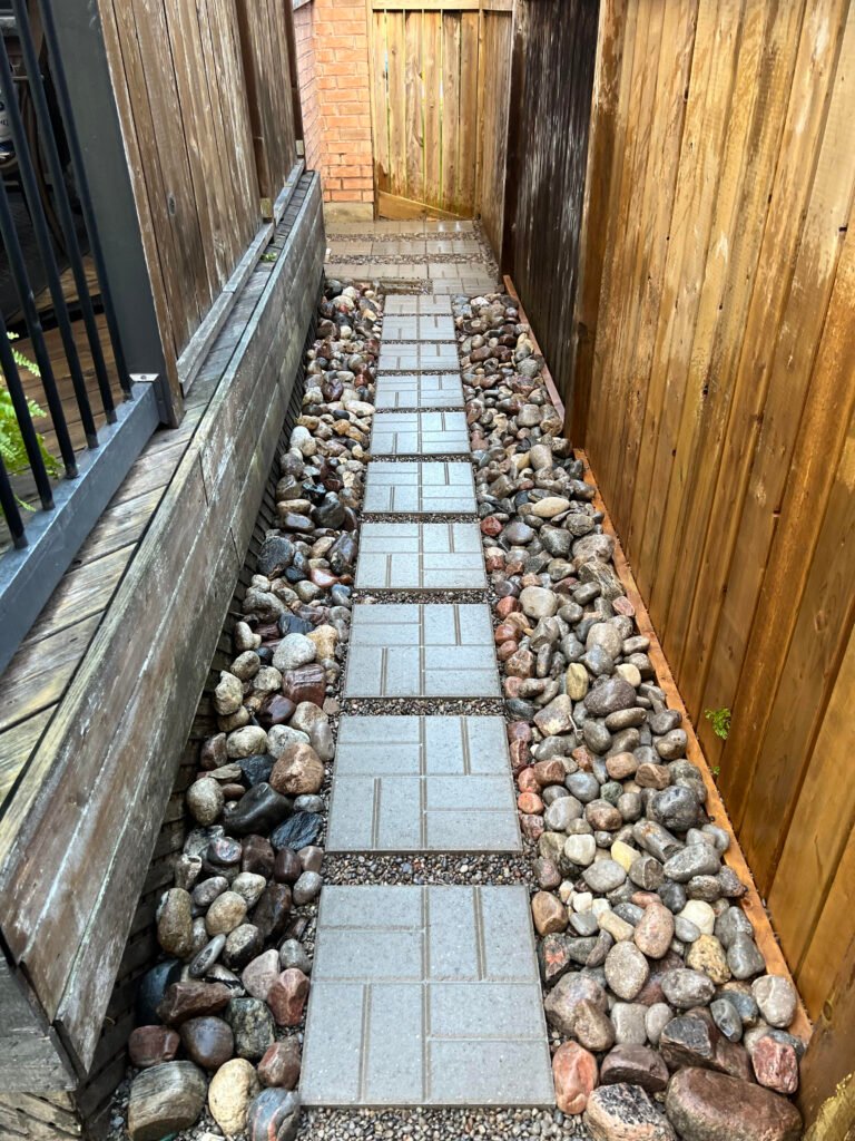 PATIO WALKWAY CREATION